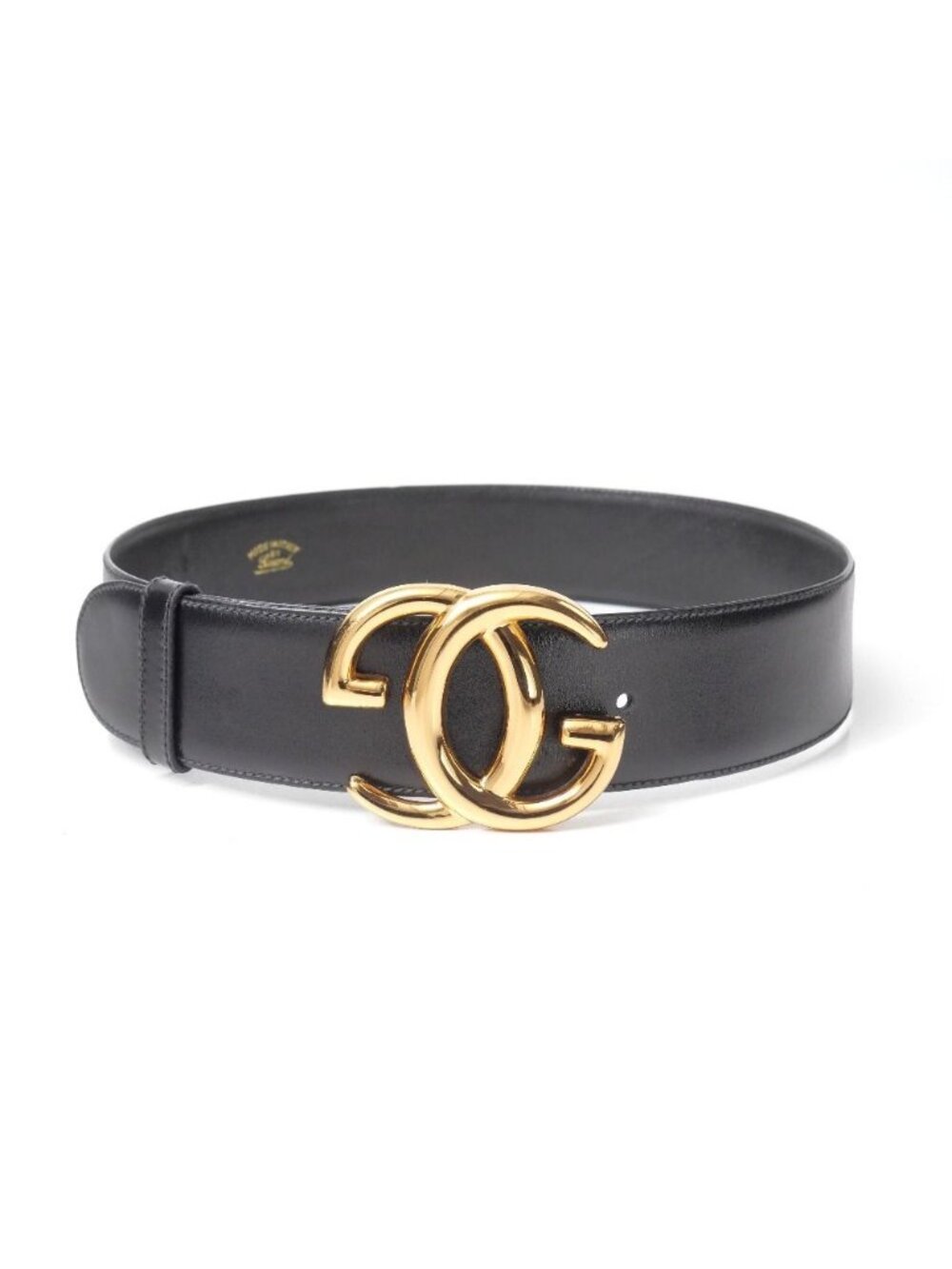Gucci Vintage Belt GG Logo Buckle Leather